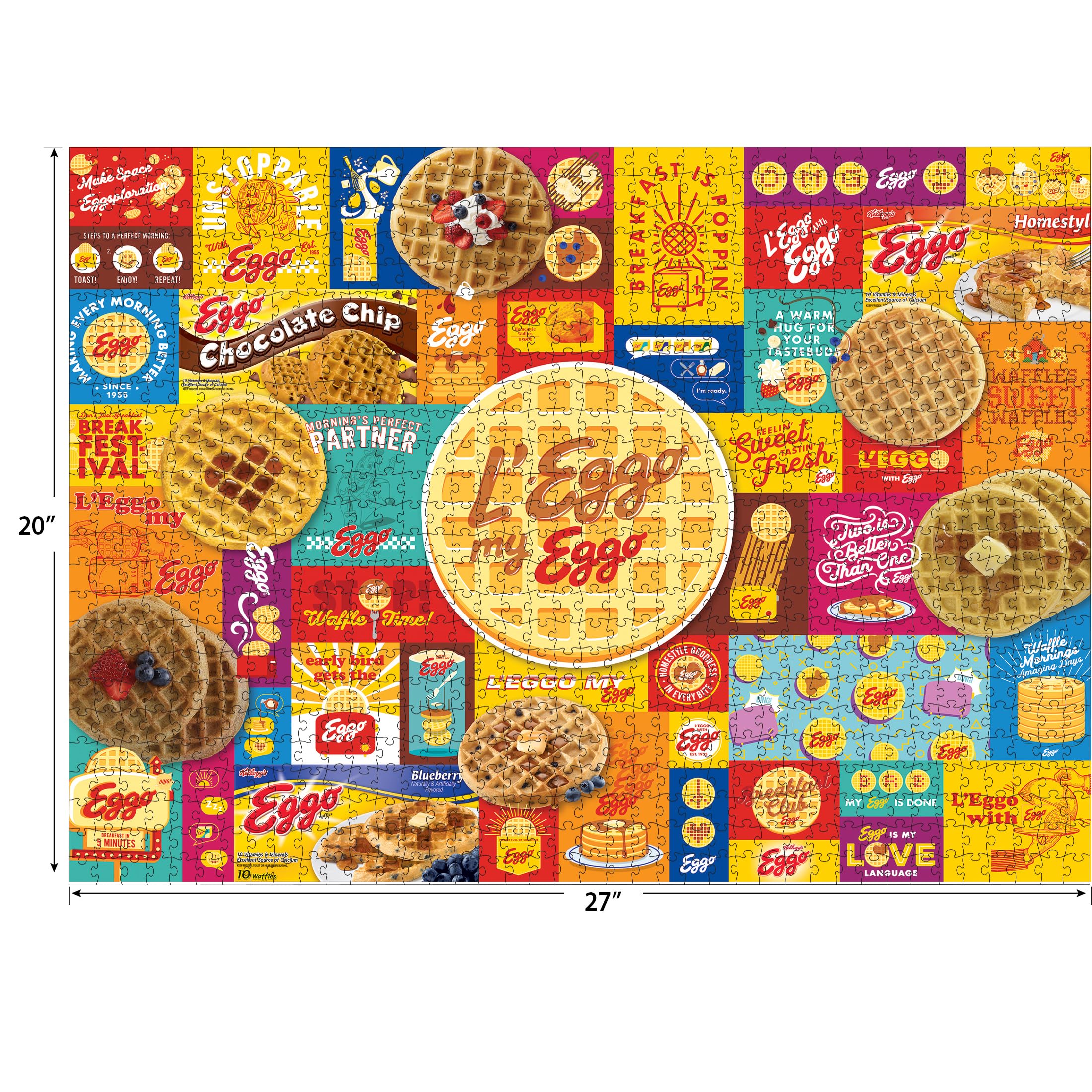 Foto 4 pulgar | Rompecabezas Roseart Kellogg's Leggo My Eggo 1000 Piezas - Venta Internacional.