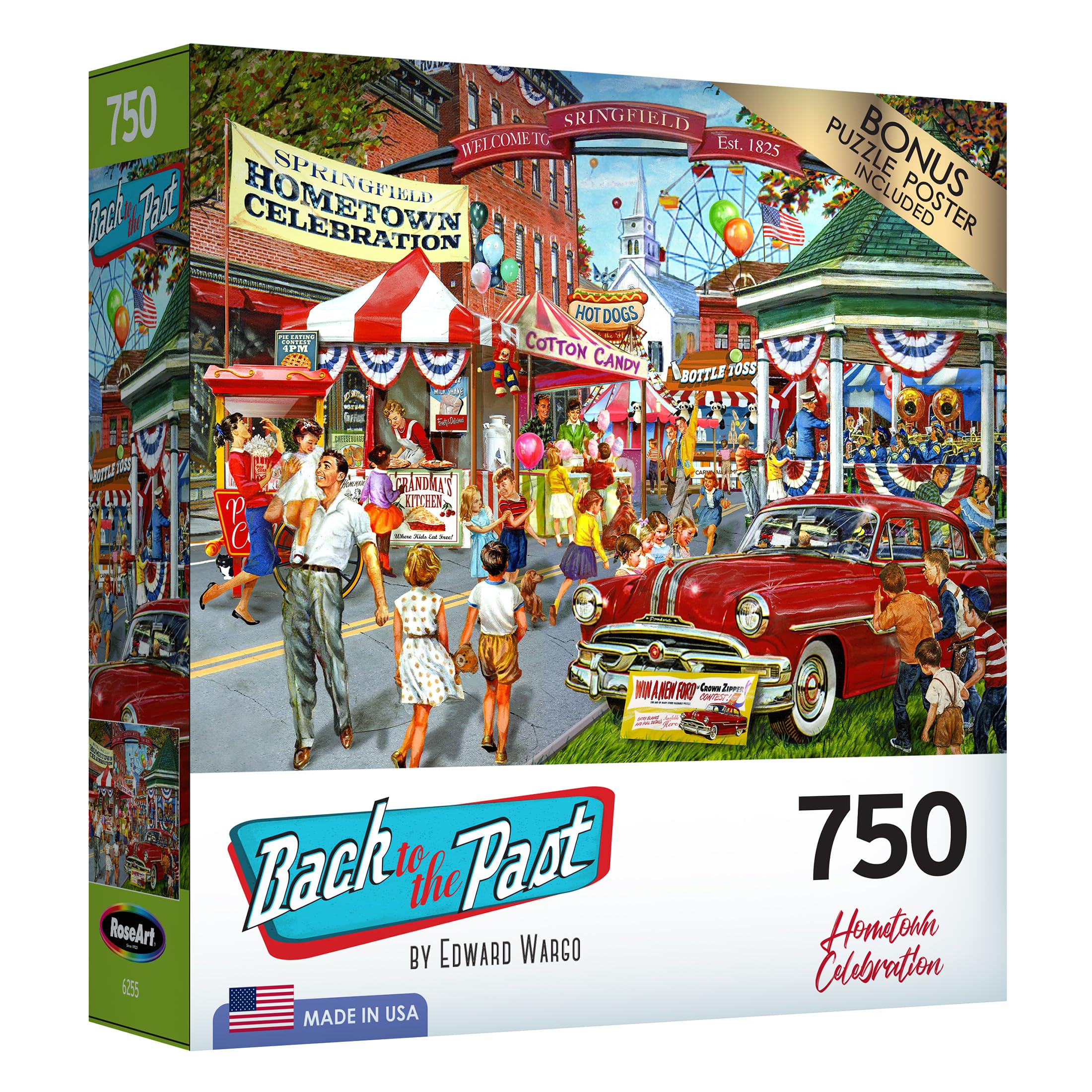Foto 2 | Rompecabezas Roseart Back To The Past Hometown 750 Piezas - Venta Internacional.