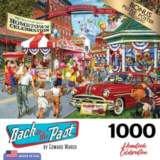 Foto 3 | Rompecabezas Roseart Back To The Past Hometown 1000 Piezas - Venta Internacional.