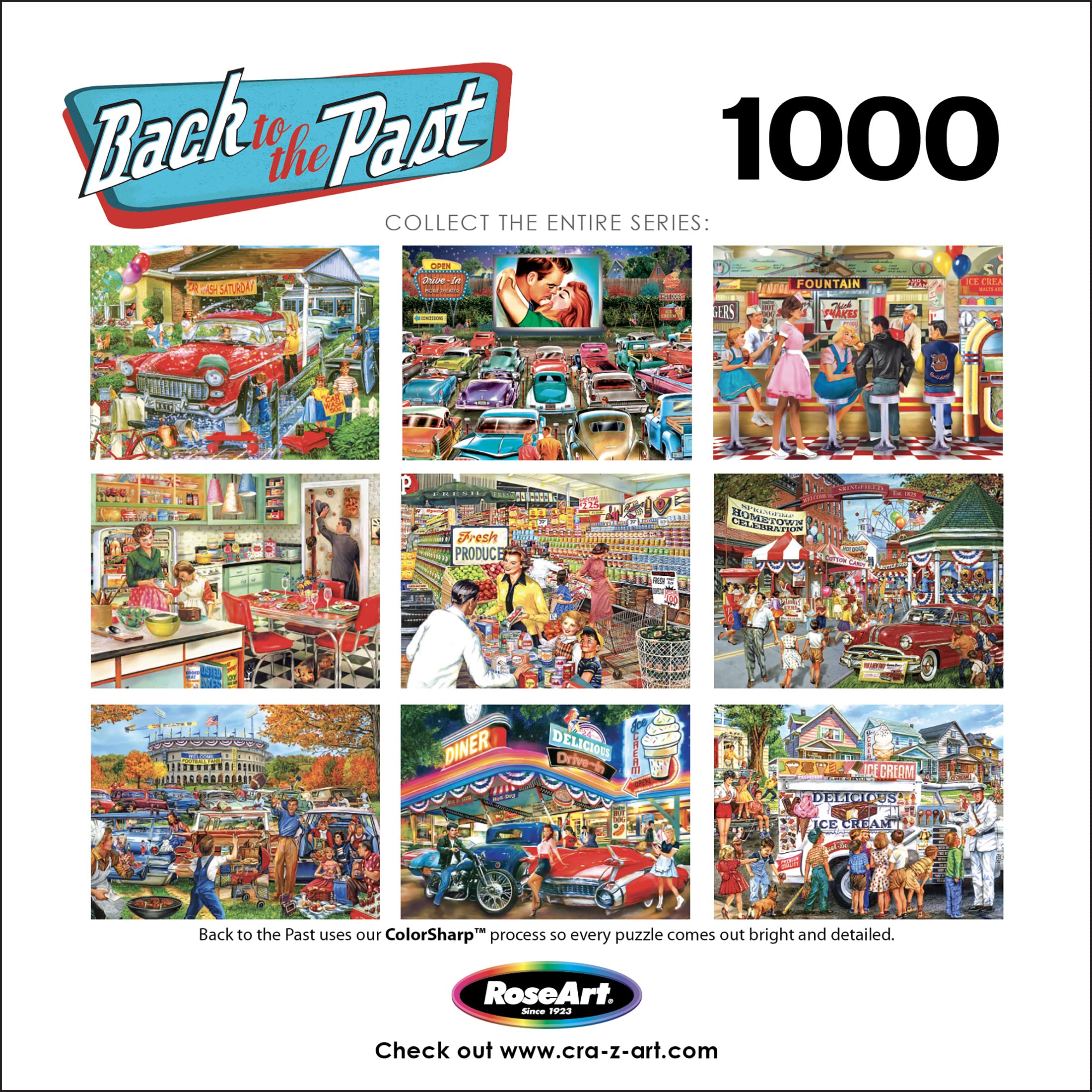 Foto 5 pulgar | Rompecabezas Roseart Back To The Past Hometown 1000 Piezas - Venta Internacional.