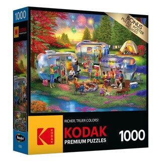 Foto 2 | Rompecabezas Roseart Kodak Premium Shiny Happy Campers, 1000 Unidades - Venta Internacional.