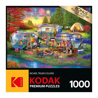 Foto 4 | Rompecabezas Roseart Kodak Premium Shiny Happy Campers, 1000 Unidades - Venta Internacional.