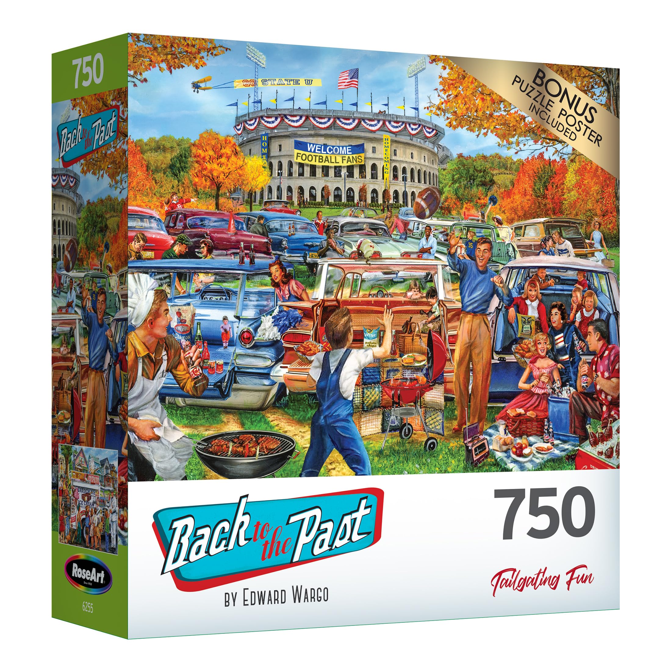 Foto 2 | Rompecabezas Roseart Back To The Past Tail Gating, 750 Piezas - Venta Internacional.