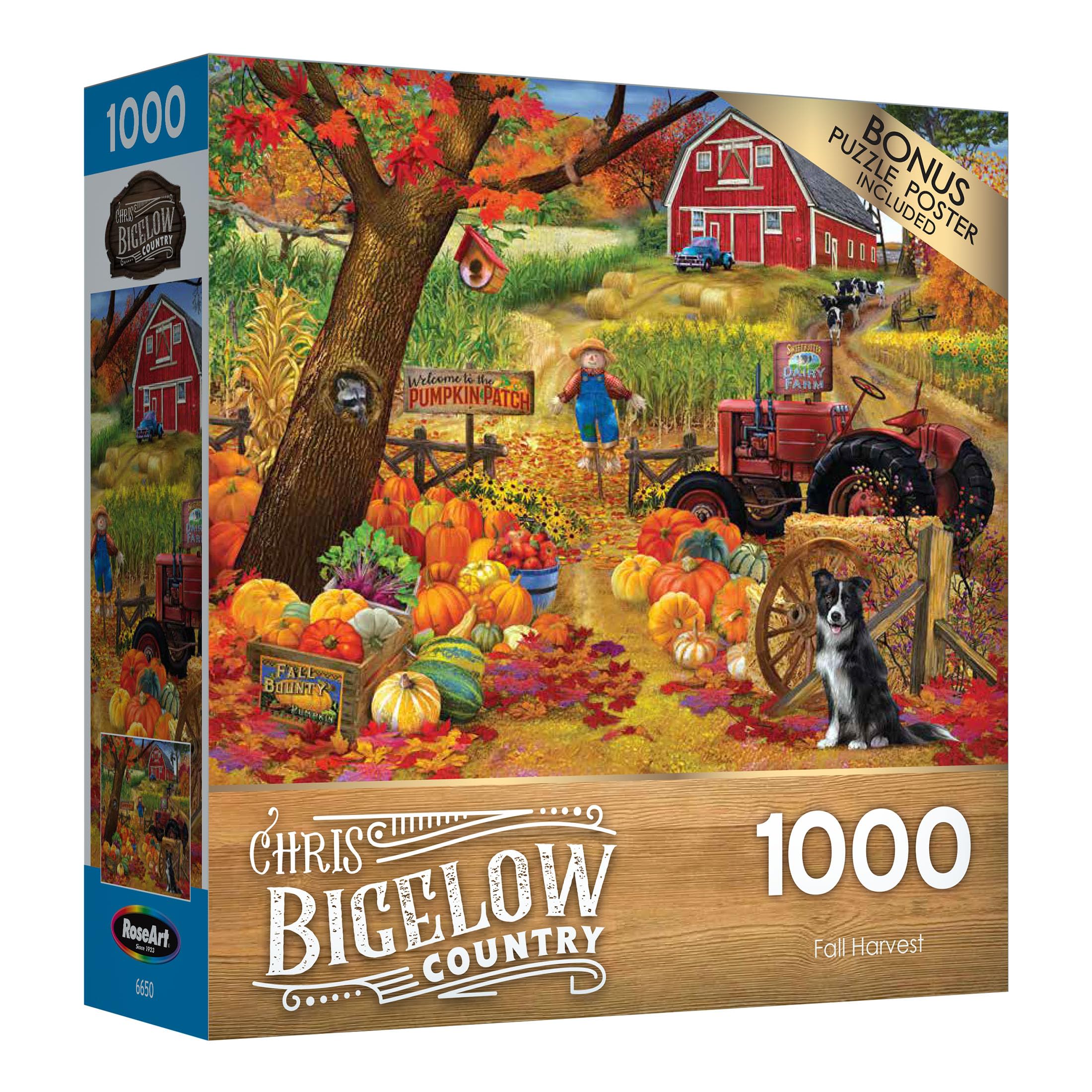 Foto 2 | Rompecabezas Roseart Chris Bigelow Fall Harvest 1000 Piezas - Venta Internacional.