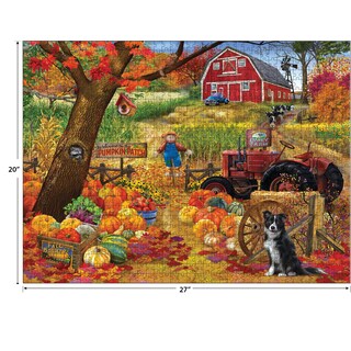 Foto 3 | Rompecabezas Roseart Chris Bigelow Fall Harvest 1000 Piezas - Venta Internacional.