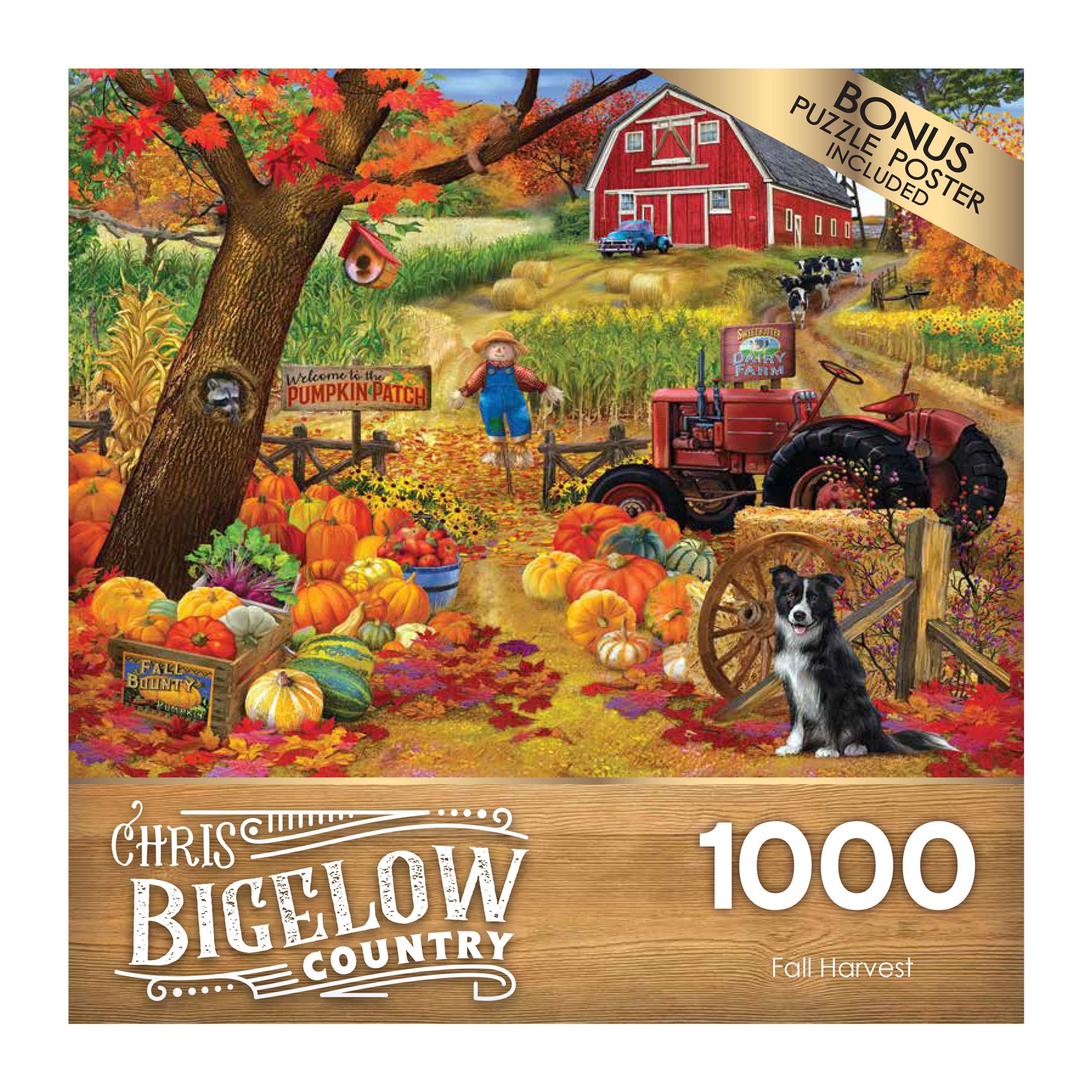 Foto 5 pulgar | Rompecabezas Roseart Chris Bigelow Fall Harvest 1000 Piezas - Venta Internacional.
