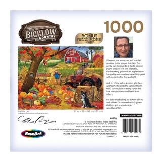 Foto 5 | Rompecabezas Roseart Chris Bigelow Fall Harvest 1000 Piezas - Venta Internacional.