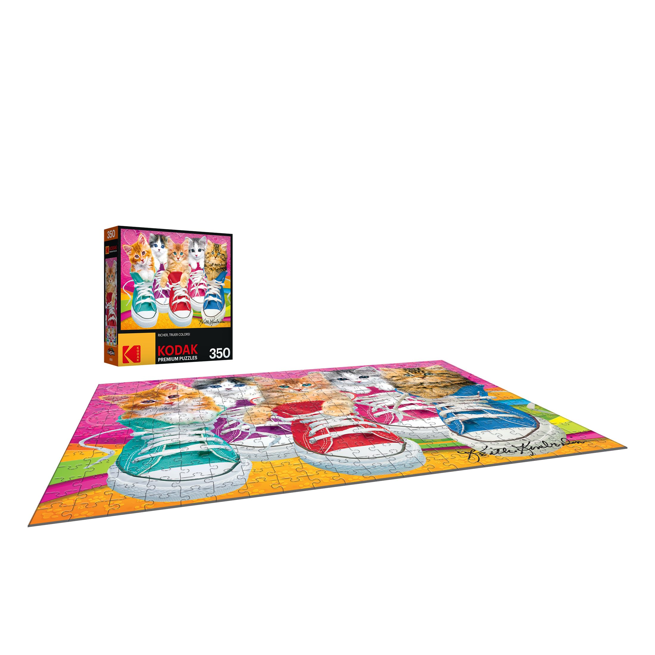 Foto 3 | Rompecabezas Roseart Kodak Premium Sneaky Kats Ii 350 Piezas - Venta Internacional.