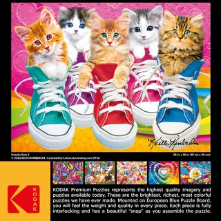Foto 5 | Rompecabezas Roseart Kodak Premium Sneaky Kats Ii 350 Piezas - Venta Internacional.