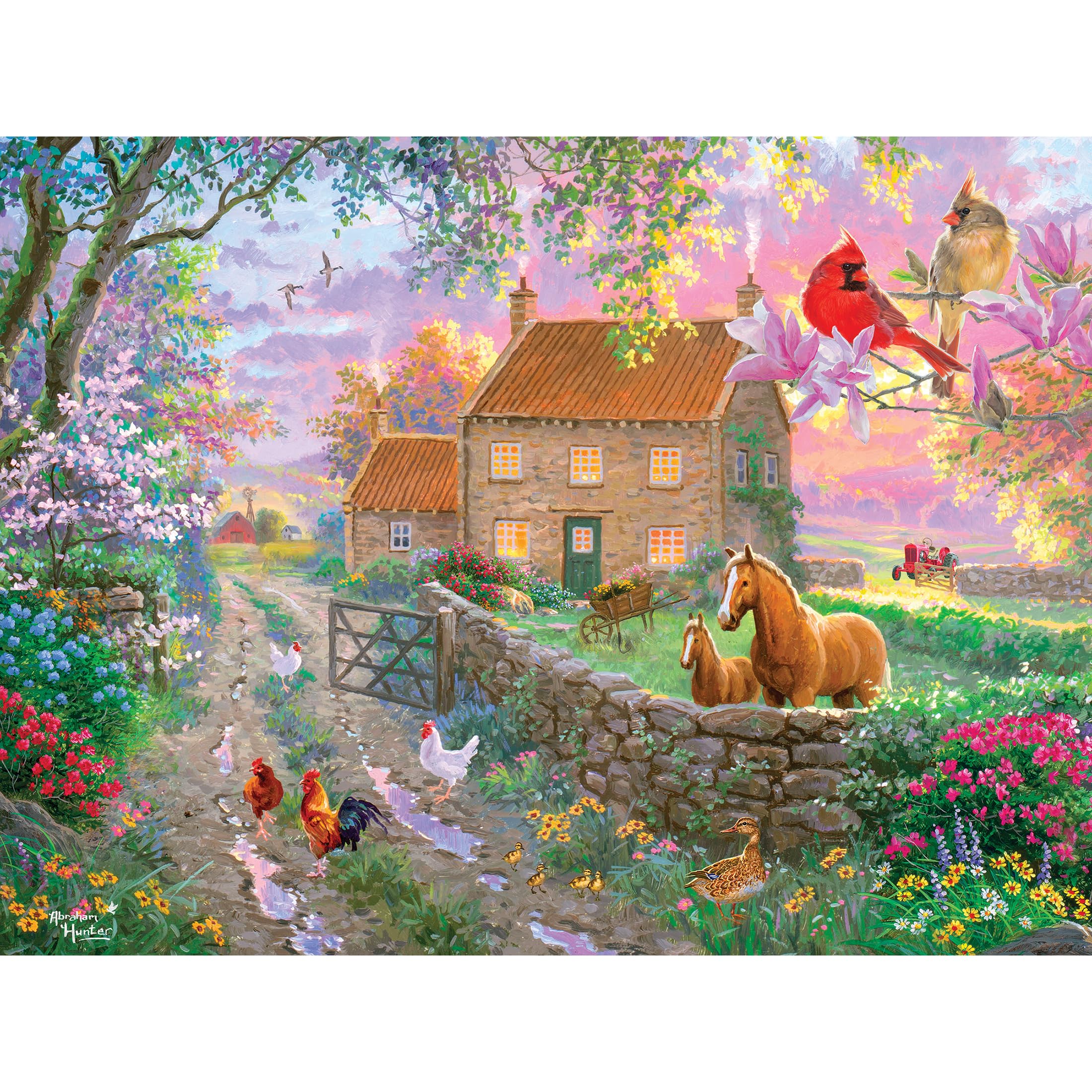 Foto 2 pulgar | Puzle Roseart Abraham Hunter English Farmlife, 500 Piezas - Venta Internacional.
