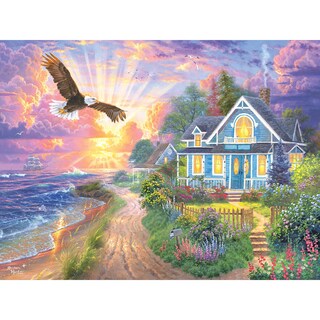 Foto 1 | Rompecabezas Roseart Abraham Hunter Coastal Home, 500 Piezas - Venta Internacional.