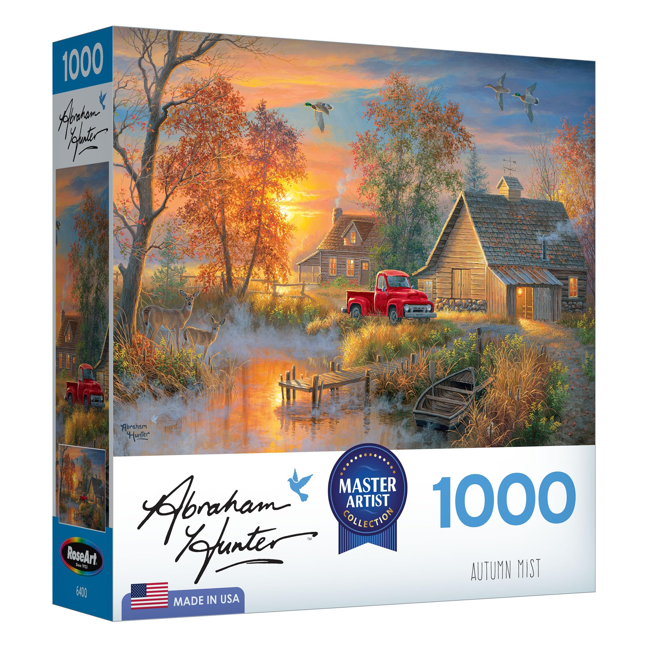 Foto 2 | Rompecabezas Roseart Abraham Hunter Autumn Mist 1000 Piezas - Venta Internacional.