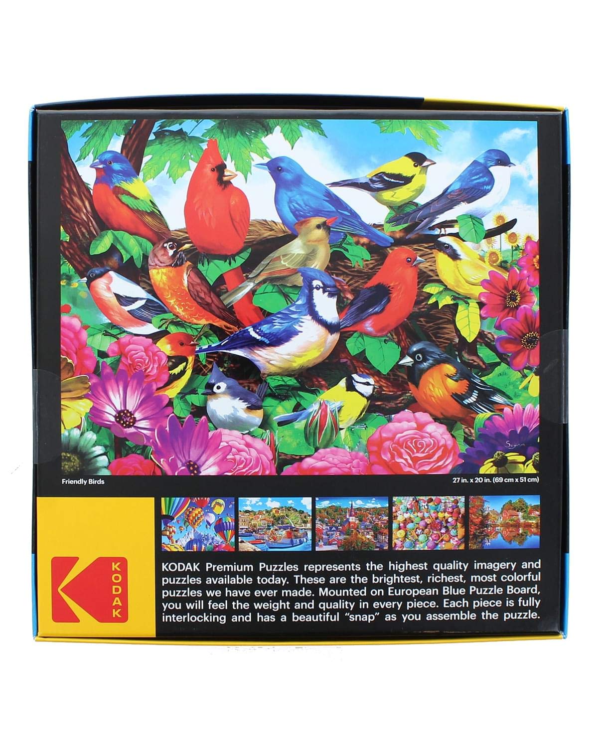 Foto 3 | Rompecabezas Roseart Kodak Premium Friendly Birds, 1000 Unidades - Venta Internacional.