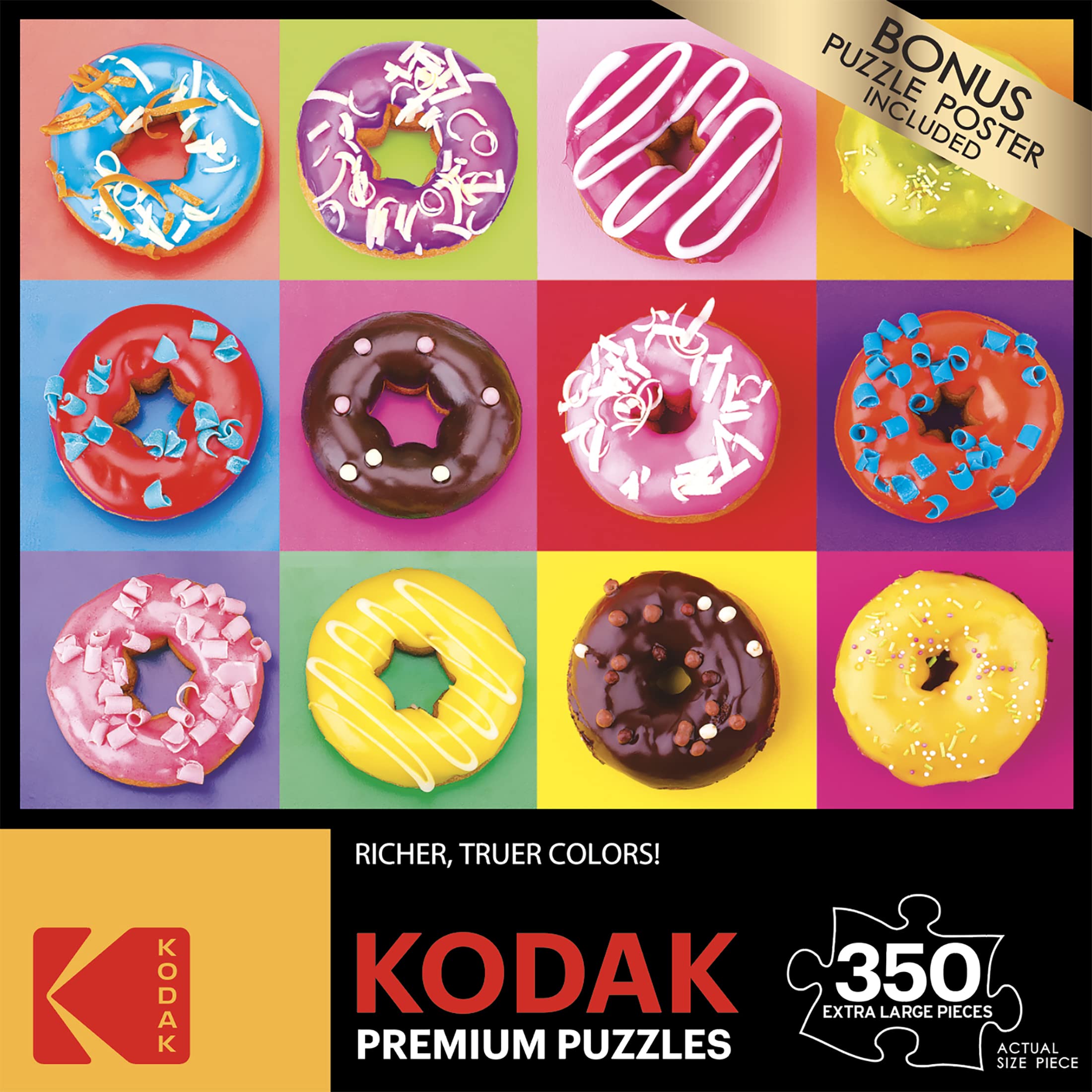 Foto 5 pulgar | Rompecabezas Roseart Kodak Premium I Love Donuts 350 Piezas - Venta Internacional.