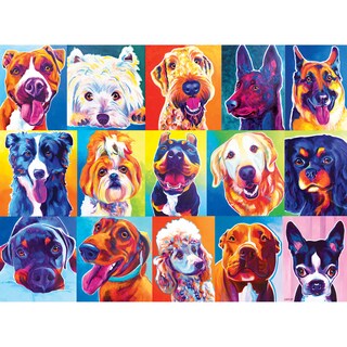 Foto 1 | Rompecabezas Roseart Puzzle Collector Happy Dawgs 1000 Piezas - Venta Internacional.