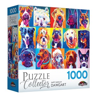 Foto 2 | Rompecabezas Roseart Puzzle Collector Happy Dawgs 1000 Piezas - Venta Internacional.