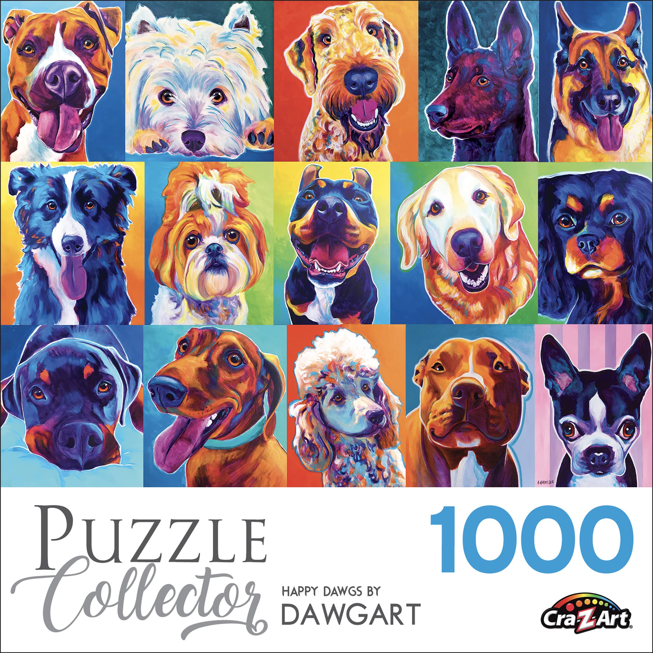 Foto 5 pulgar | Rompecabezas Roseart Puzzle Collector Happy Dawgs 1000 Piezas - Venta Internacional.