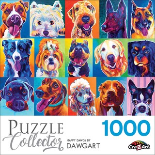 Foto 4 | Rompecabezas Roseart Puzzle Collector Happy Dawgs 1000 Piezas - Venta Internacional.