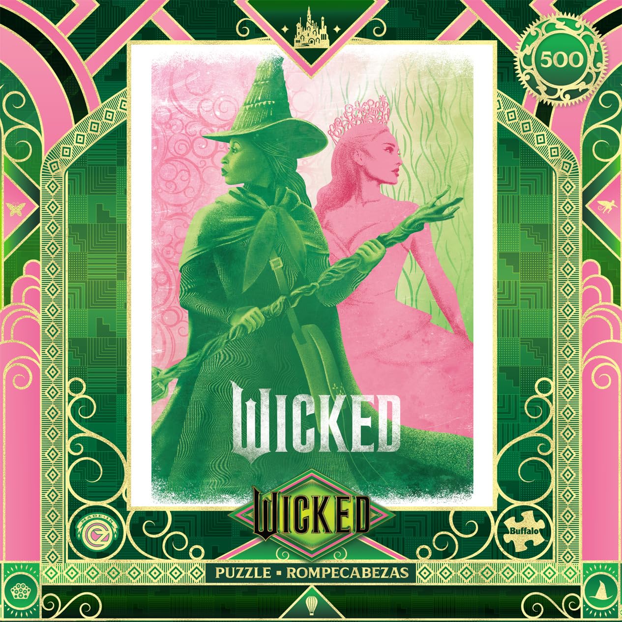 Foto 3 pulgar | Rompecabezas Buffalo Games Wicked Pink 500 Piezas - Venta Internacional.