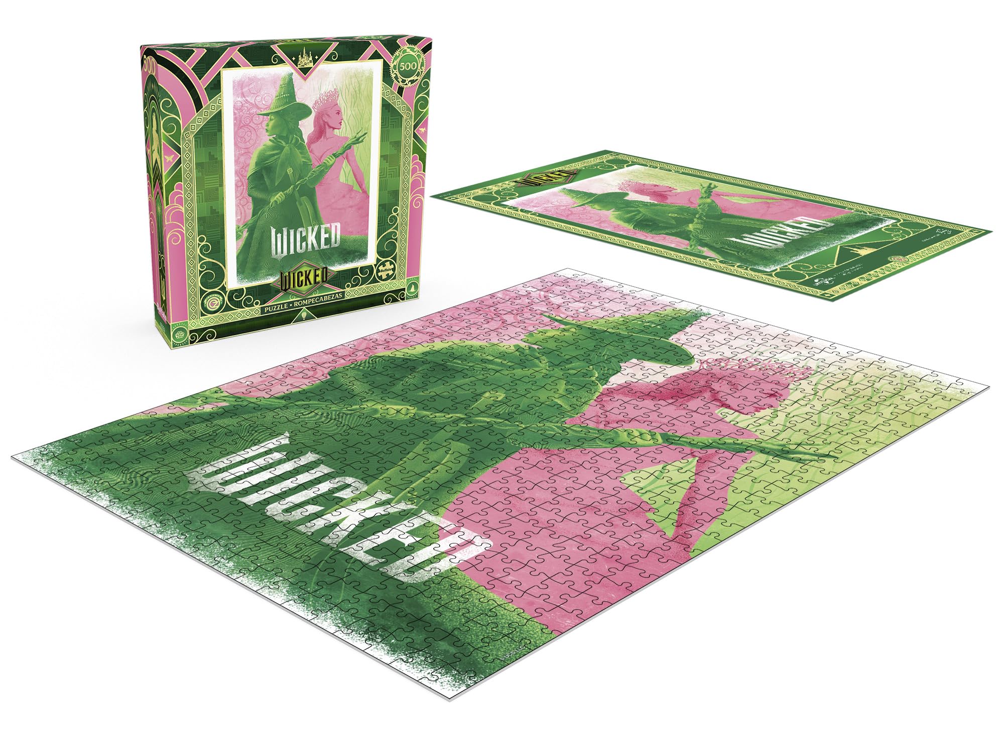Foto 4 | Rompecabezas Buffalo Games Wicked Pink 500 Piezas - Venta Internacional.