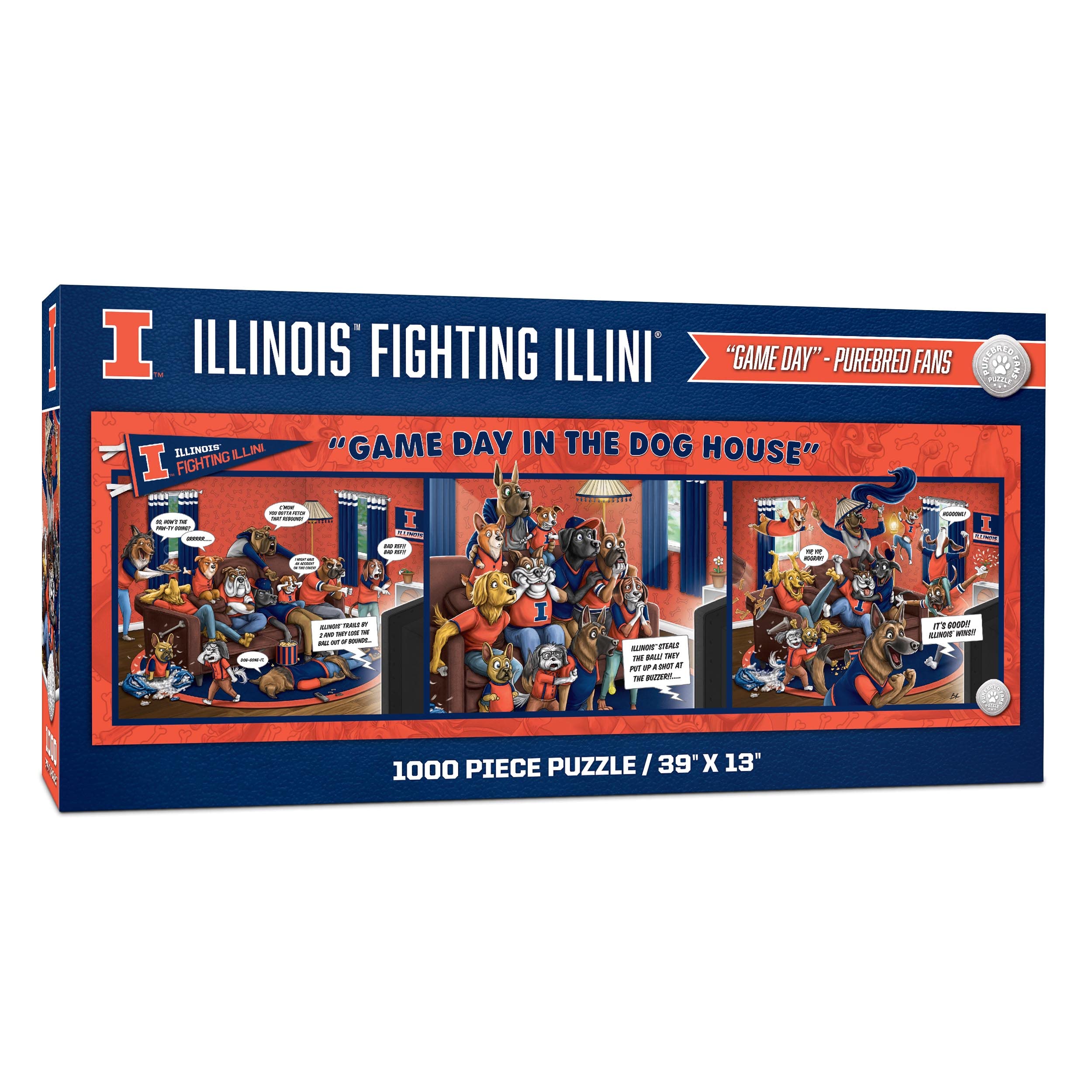 Foto 1 | Puzzle Youthefan Ncaa Illinois Fighting Illini, 1000 Unidades - Venta Internacional.