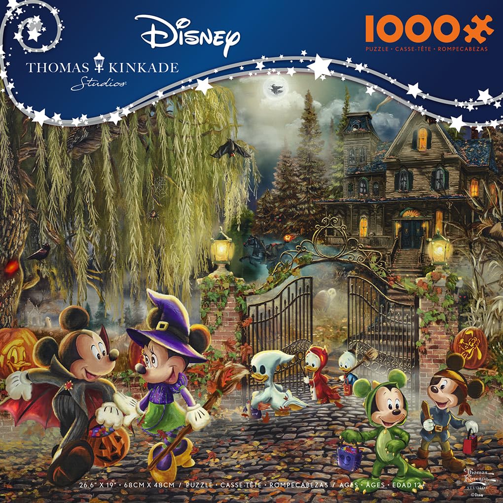Foto 3 pulgar | Rompecabezas Ceaco Thomas Kinkade Disney Mickey Minnie - Venta Internacional.