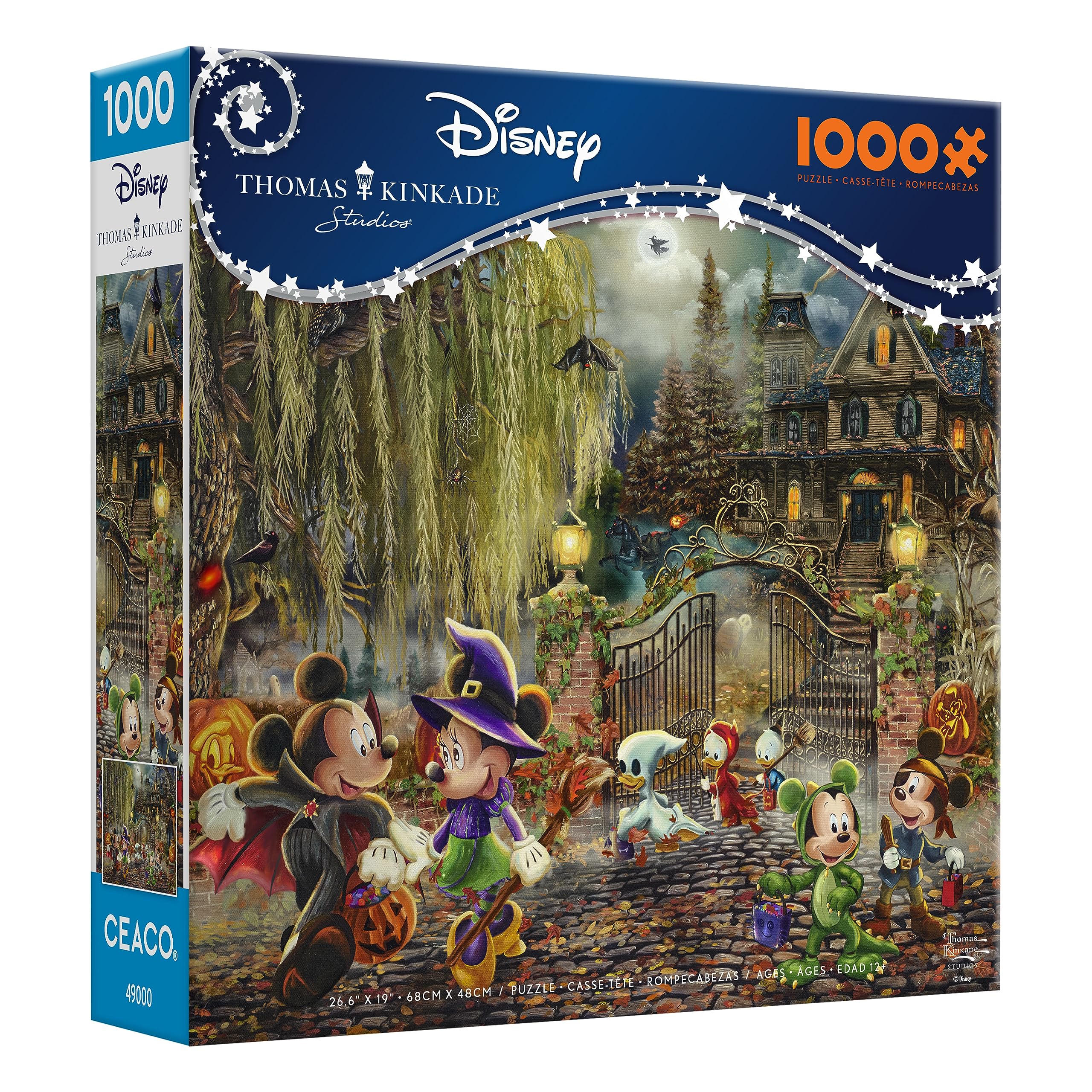Foto 4 pulgar | Rompecabezas Ceaco Thomas Kinkade Disney Mickey Minnie - Venta Internacional.