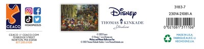 Foto 7 | Rompecabezas Ceaco Thomas Kinkade Disney Mickey Minnie - Venta Internacional.