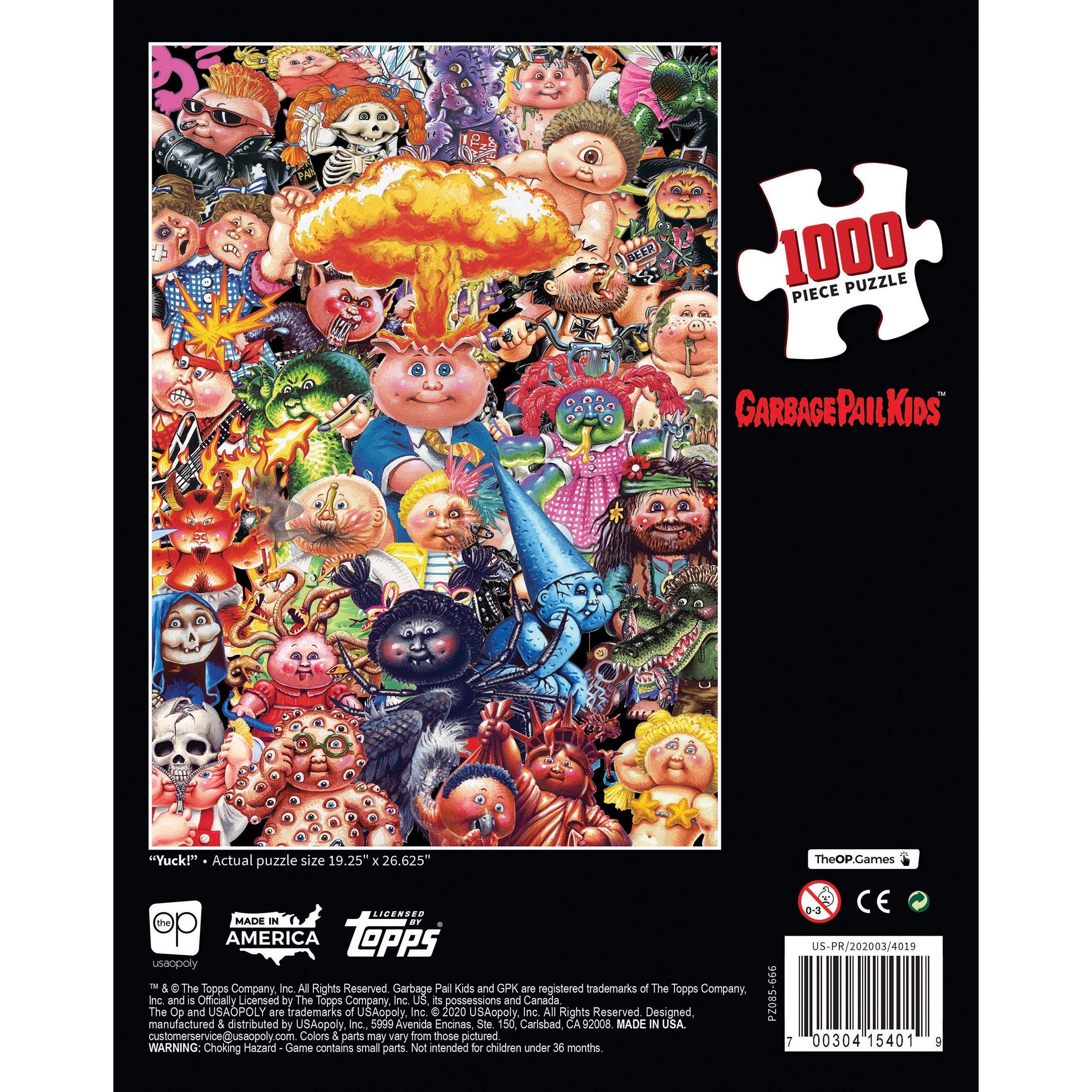 Foto 5 pulgar | Puzle De Basura Usaopoly Kids Yuck 1000 Piezas - Venta Internacional.