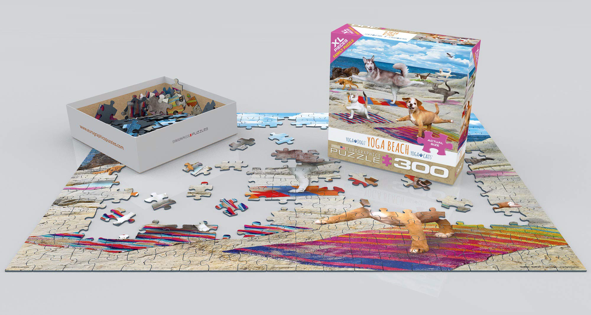 Foto 4 pulgar | Puzle Eurographics Yoga Beach De 300 Piezas 8300-5456 - Venta Internacional.