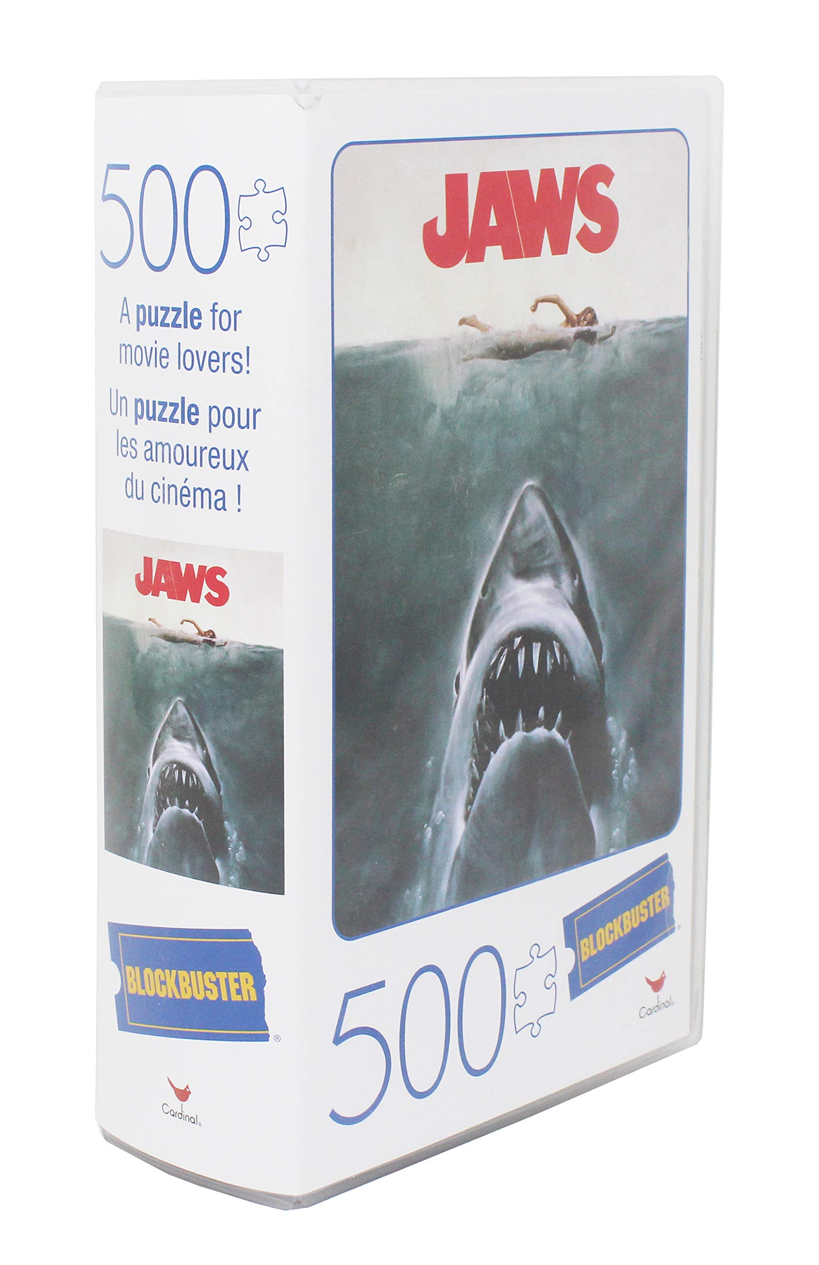 Foto 3 | Puzzle Spin Master Jaws Movie 500 Piezas Con Funda Vhs Retro - Venta Internacional.