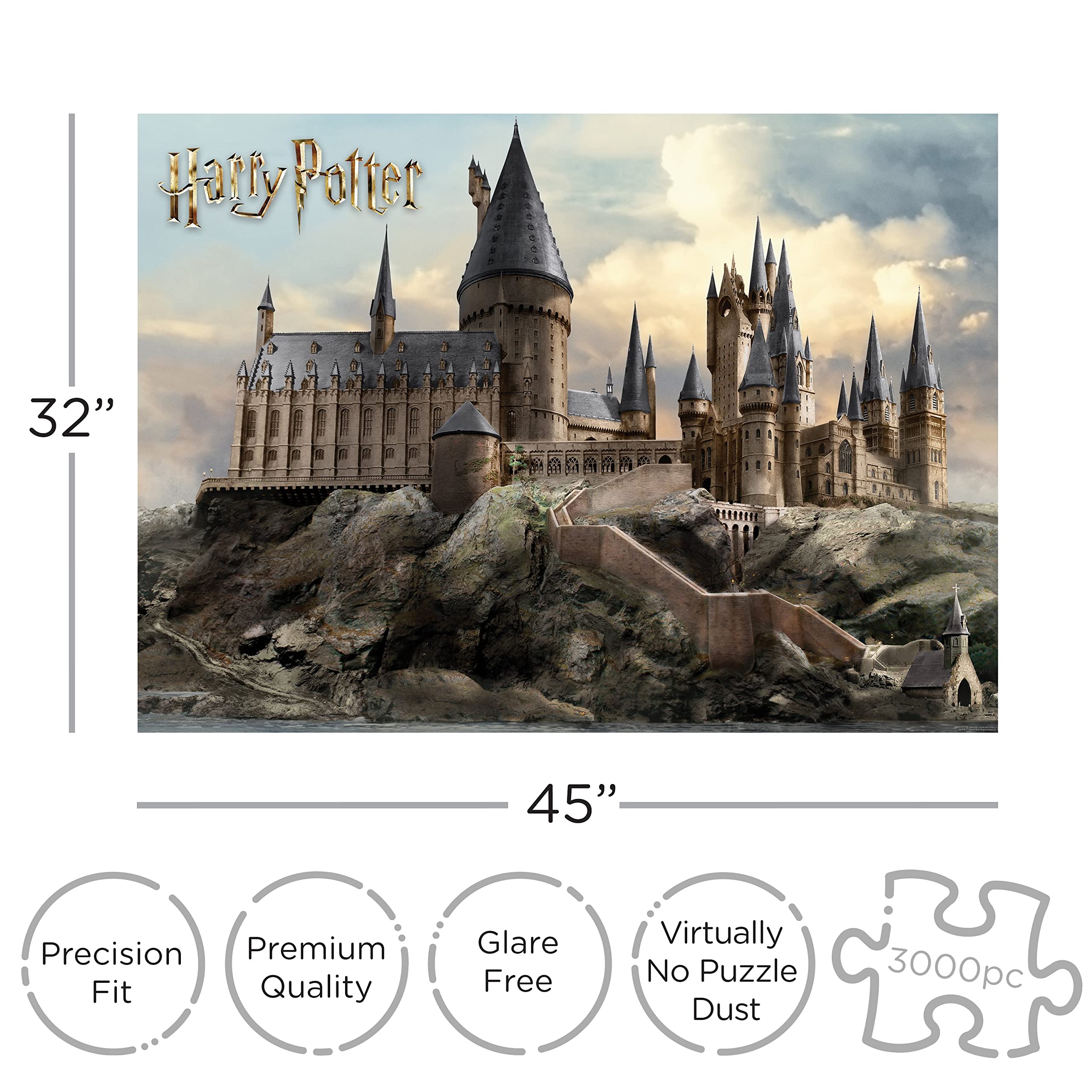 Foto 3 pulgar | Rompecabezas Aquarius Harry Potter Hogwarts Castle 3000 Piezas - Venta Internacional.