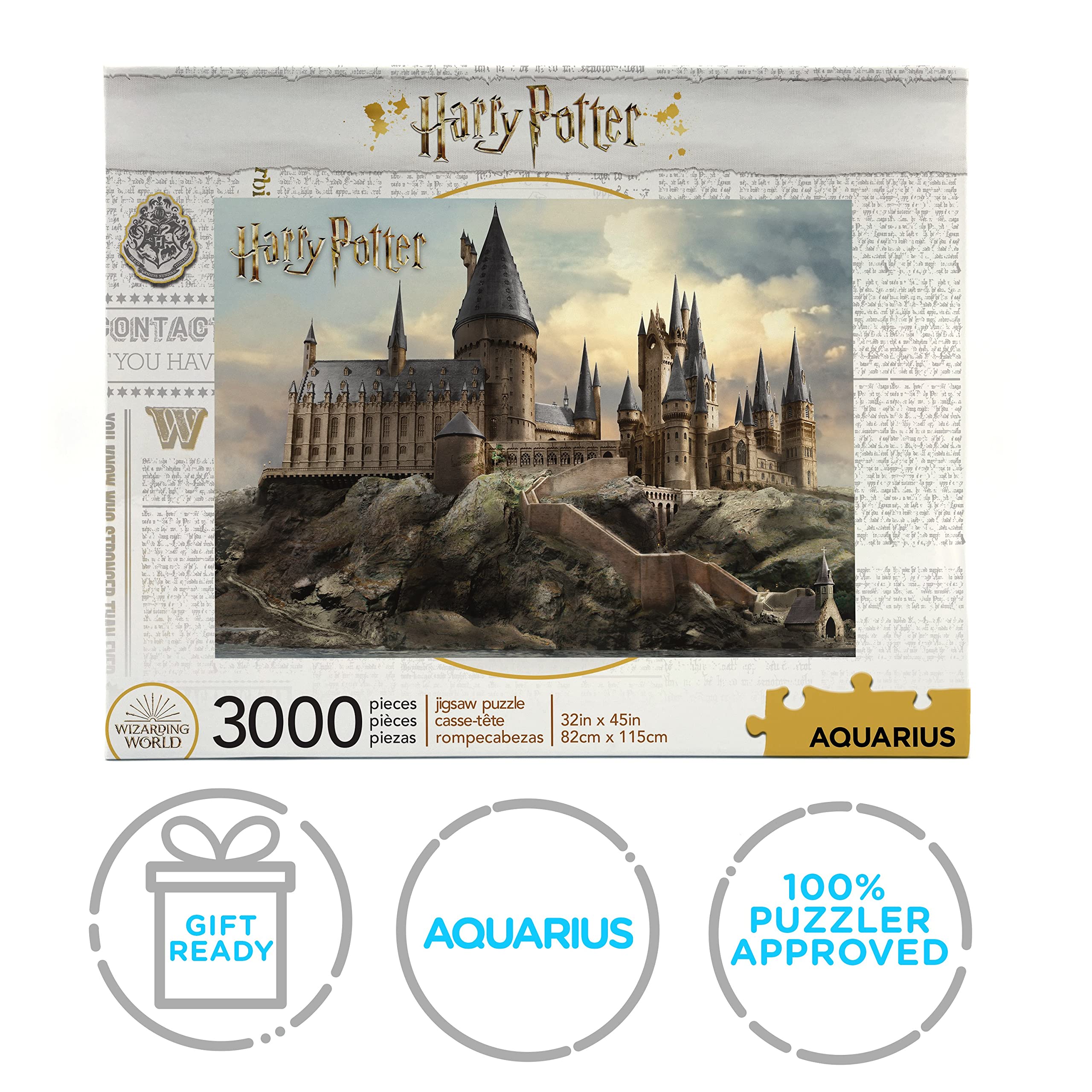 Foto 8 pulgar | Rompecabezas Aquarius Harry Potter Hogwarts Castle 3000 Piezas - Venta Internacional.