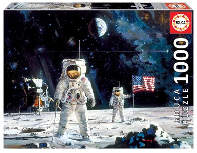 Foto 1 | Puzzle Educa 18459 El Primer Hombre En La Luna 1000 Piezas - Venta Internacional.