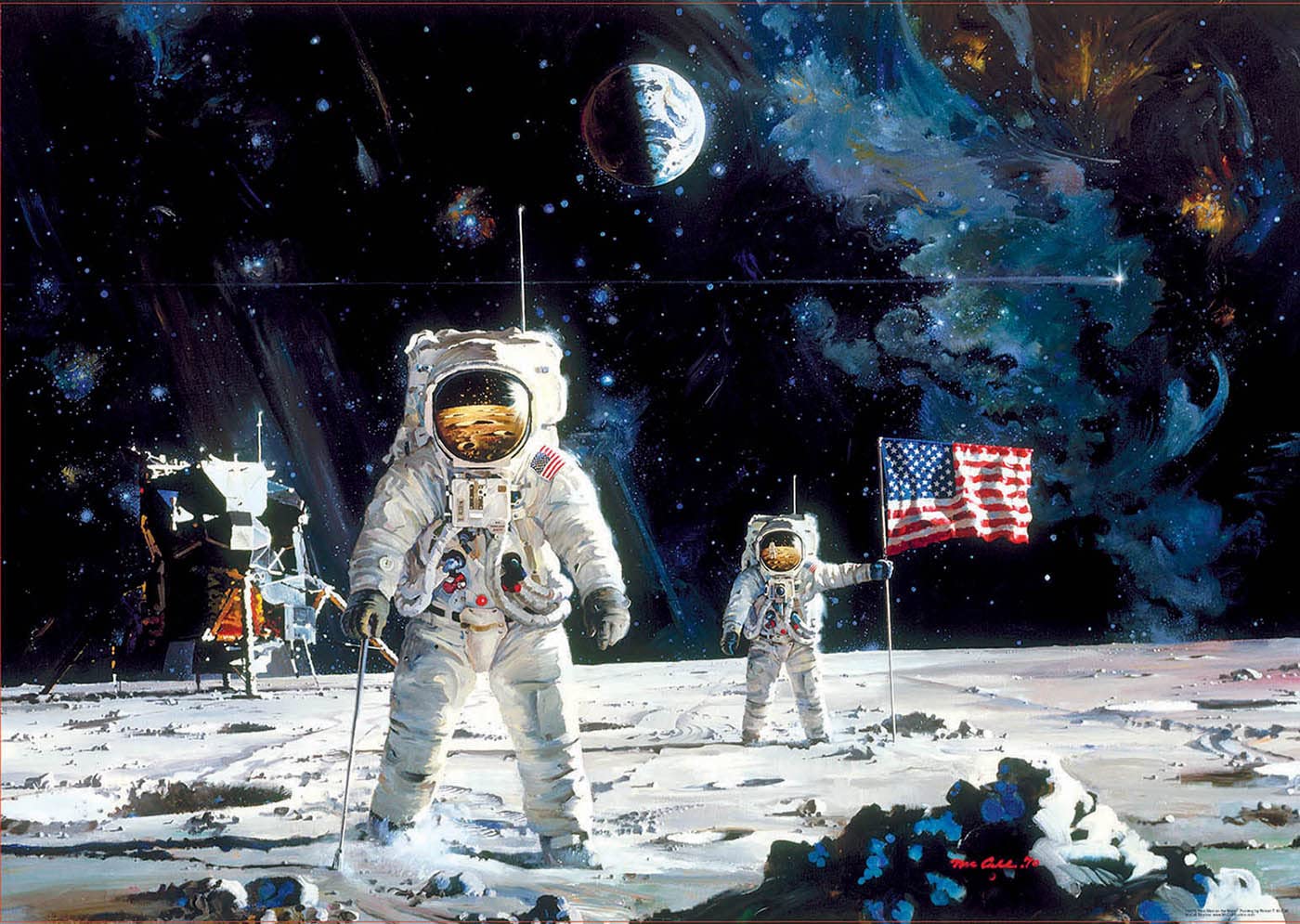Foto 2 | Puzzle Educa 18459 El Primer Hombre En La Luna  1000 Piezas - Venta Internacional.