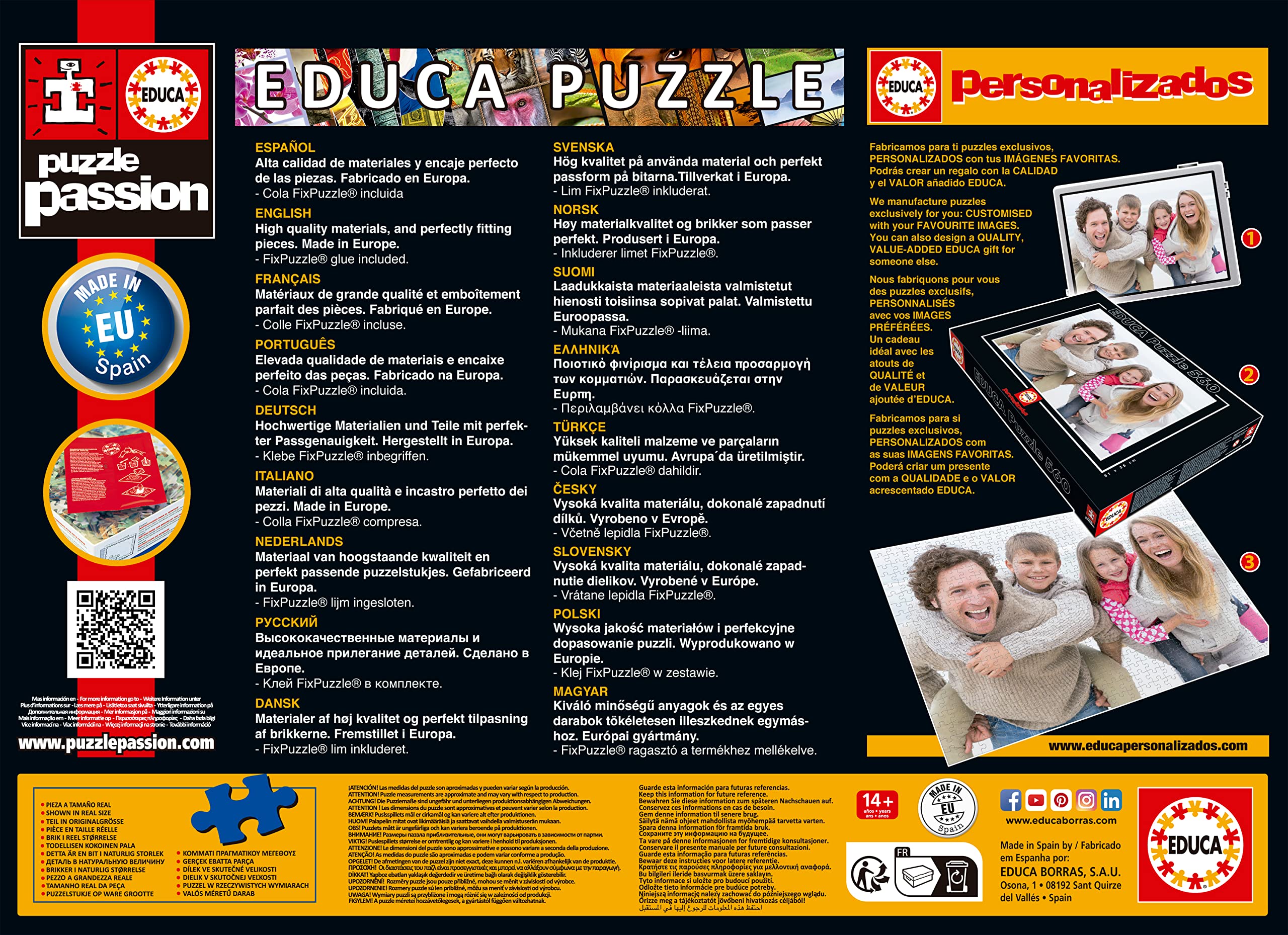Foto 4 | Puzzle Educa 18459 El Primer Hombre En La Luna  1000 Piezas - Venta Internacional.