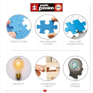 Foto 5 | Puzzle Educa 18459 El Primer Hombre En La Luna 1000 Piezas - Venta Internacional.