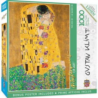 Foto 1 | Rompecabezas Masterpieces The Kiss 1000 Piezas Para Todas Las Edades - Venta Internacional.