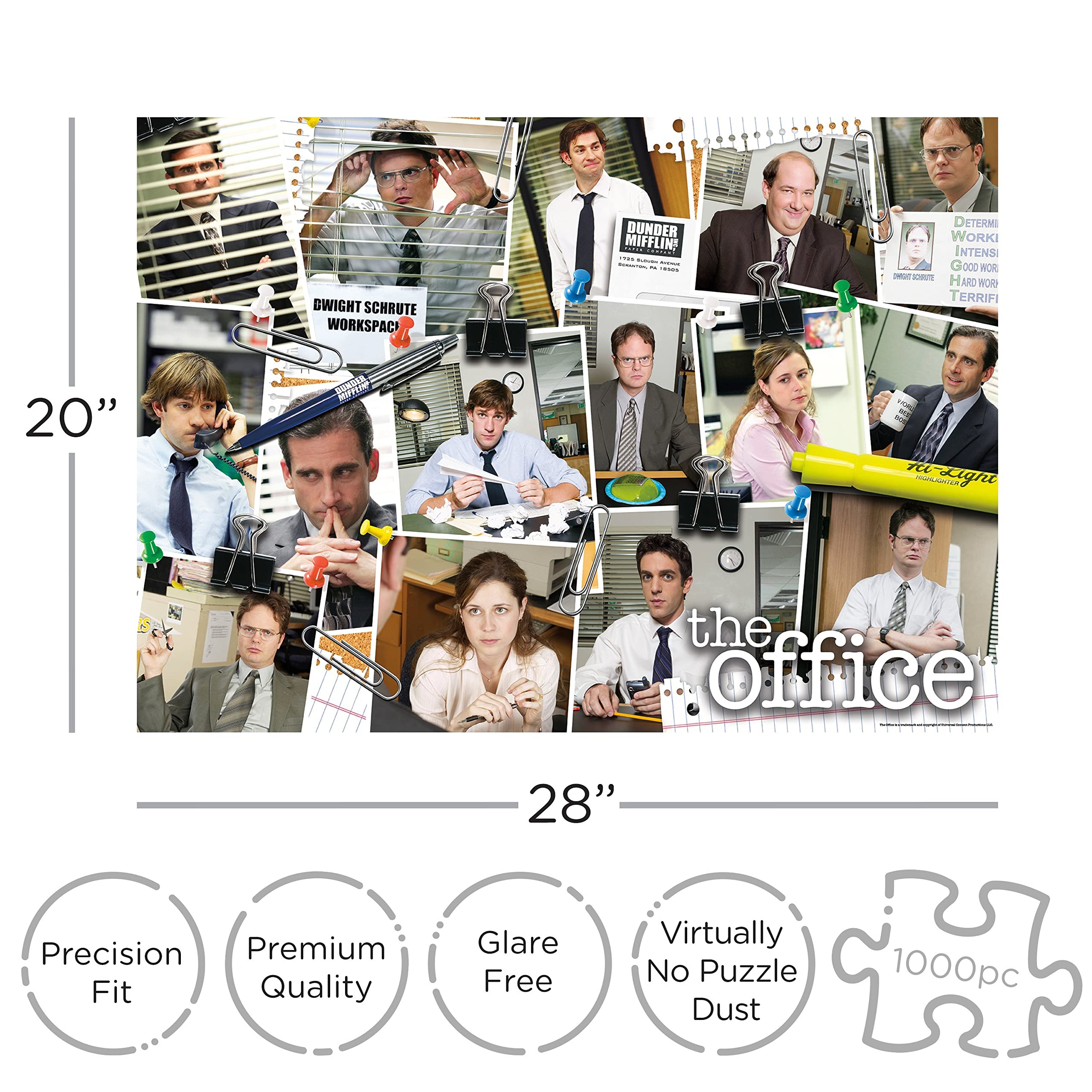 Foto 3 pulgar | Rompecabezas Aquarius The Office Cast Collage De 1000 Piezas - Venta Internacional.