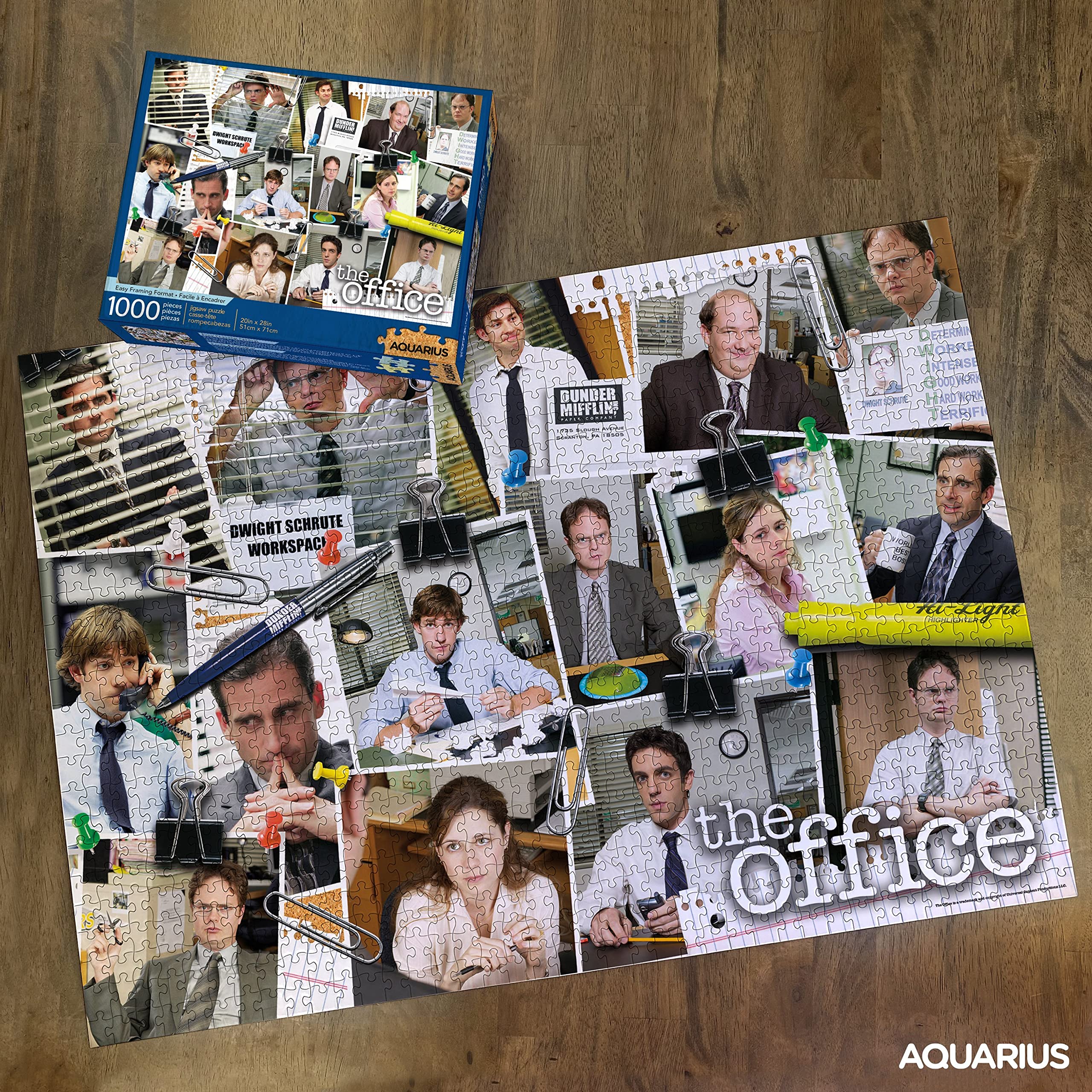 Foto 4 pulgar | Rompecabezas Aquarius The Office Cast Collage De 1000 Piezas - Venta Internacional.