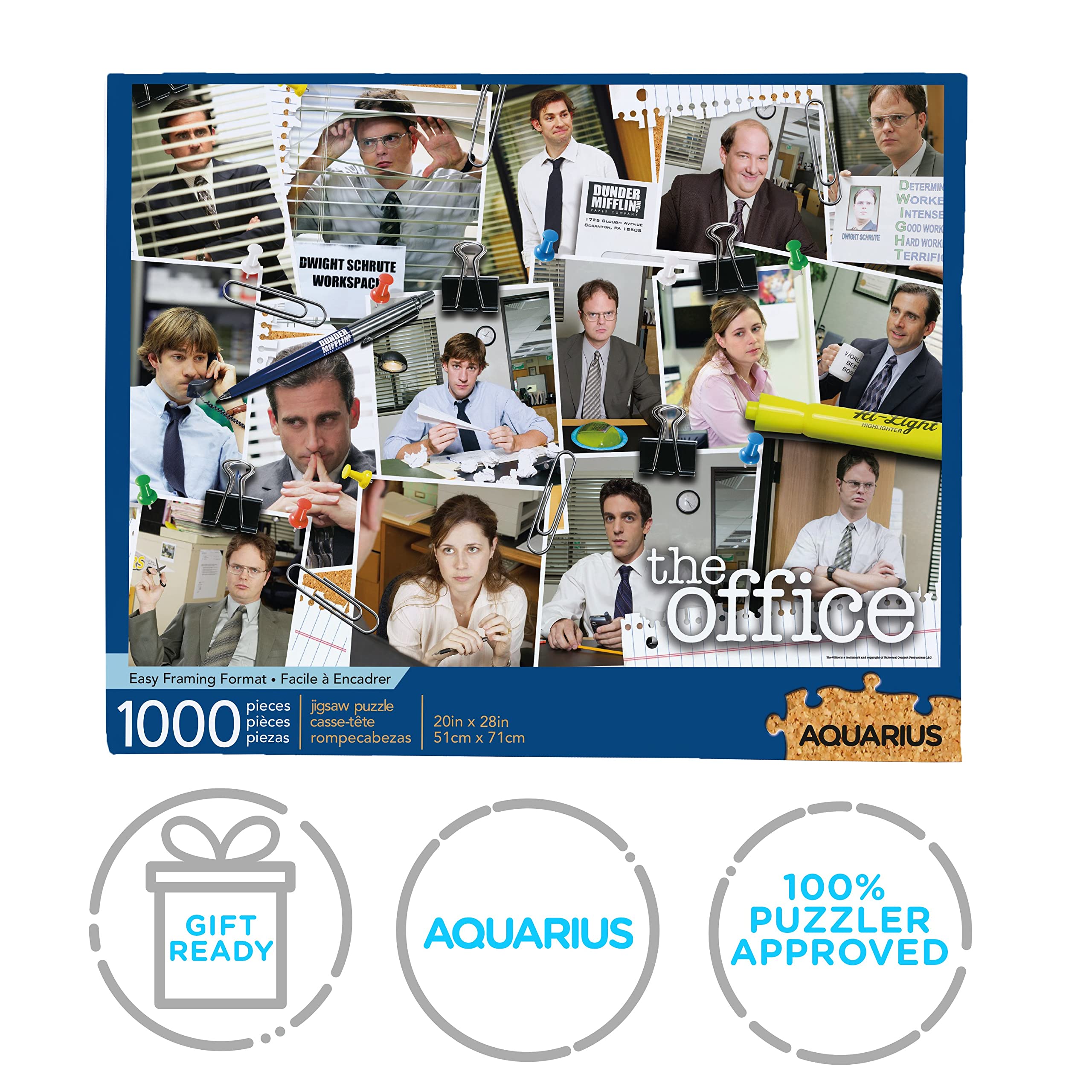 Foto 8 pulgar | Rompecabezas Aquarius The Office Cast Collage De 1000 Piezas - Venta Internacional.