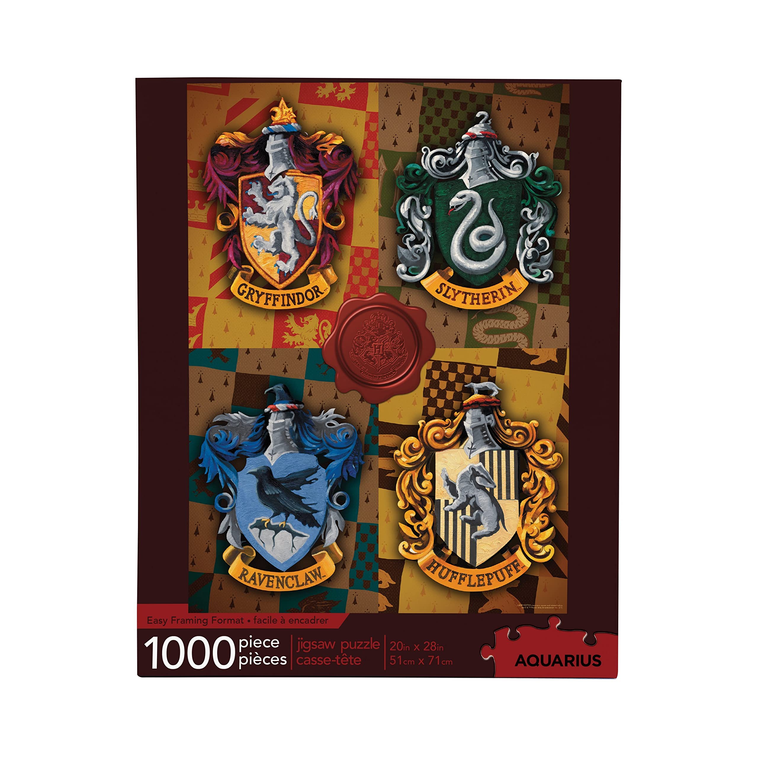 Foto 2 pulgar | Rompecabezas Aquarius Con Emblemas De Harry Potter  1000 Piezas - Venta Internacional.