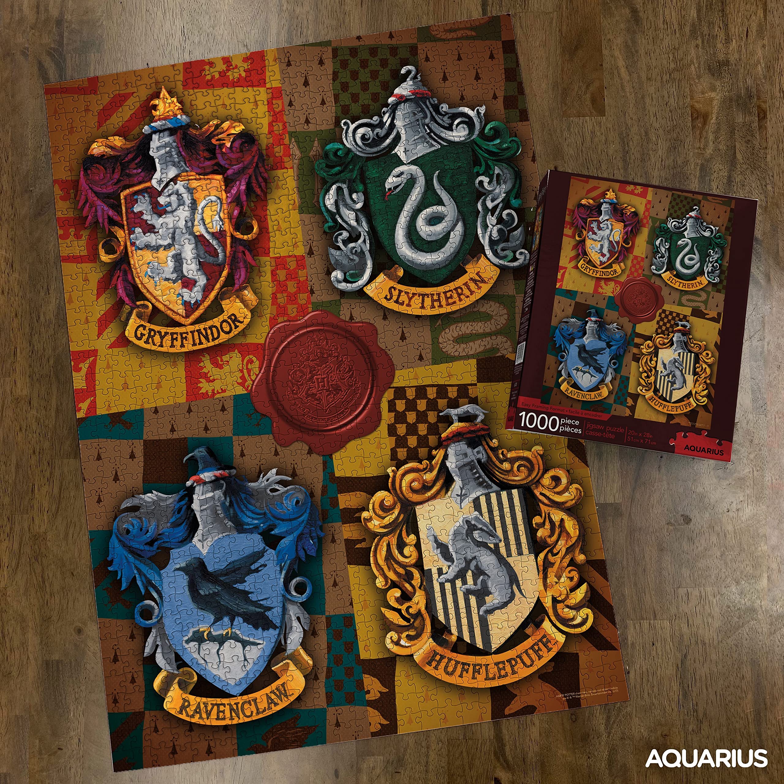 Foto 4 pulgar | Rompecabezas Aquarius Con Emblemas De Harry Potter  1000 Piezas - Venta Internacional.