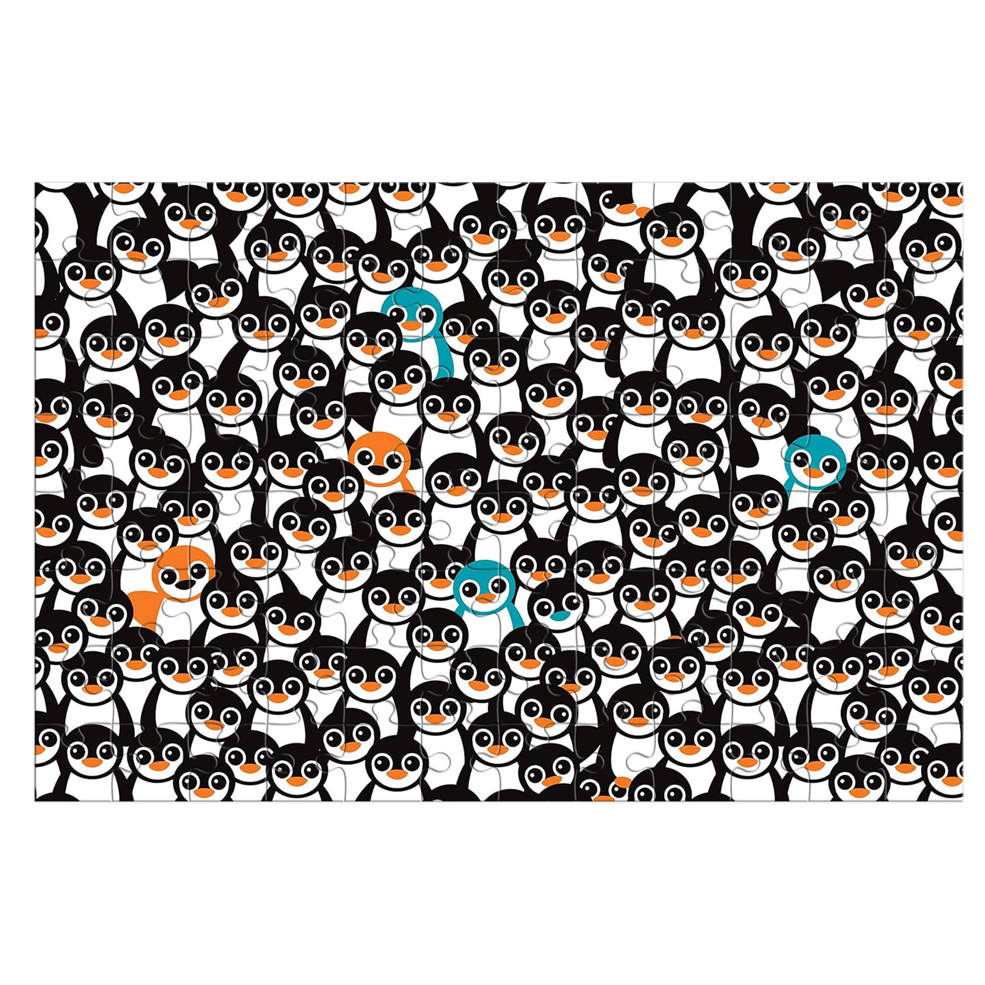 Foto 3 | Rompecabezas Cra-z-art Penguins De 100 Piezas  Nivel De Dificultad - Venta Internacional.