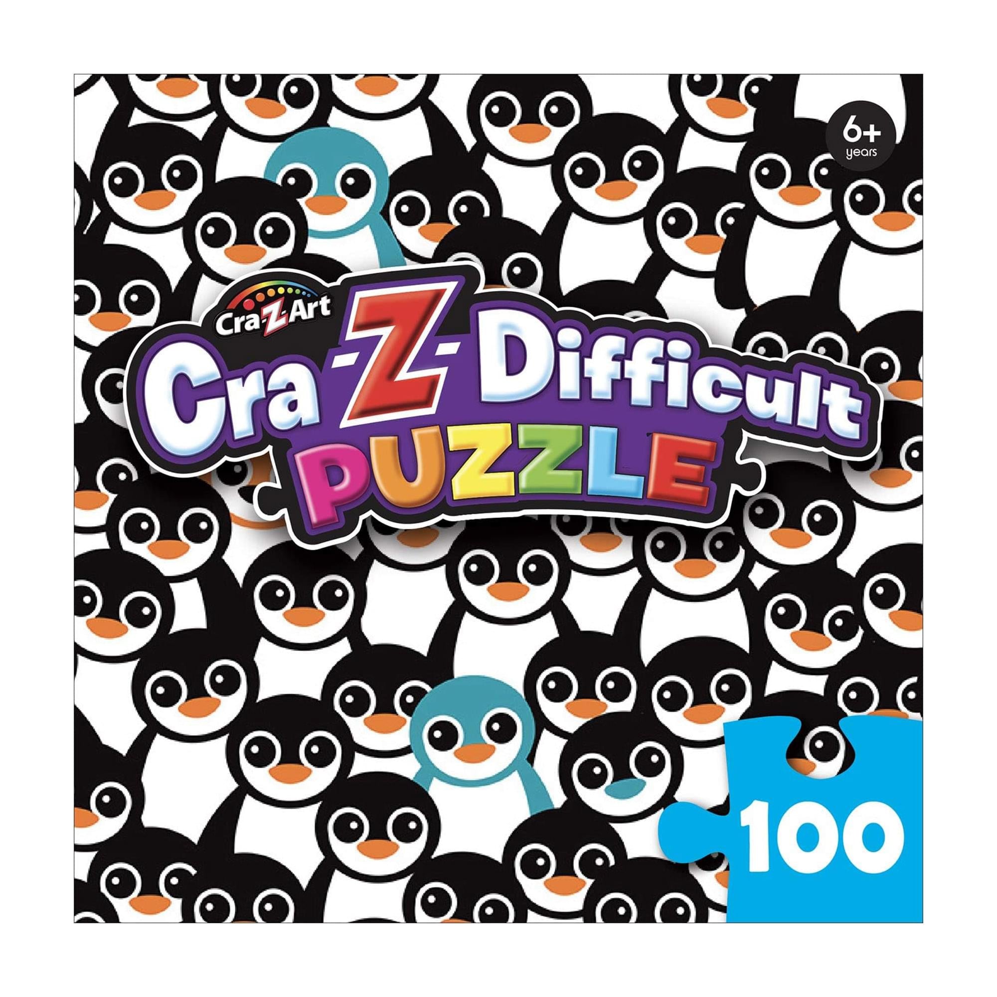 Foto 4 | Rompecabezas Cra-z-art Penguins De 100 Piezas  Nivel De Dificultad - Venta Internacional.