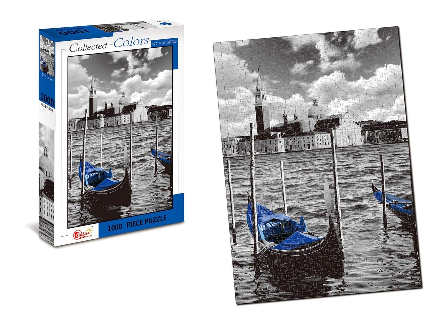 Foto 1 | Puzle Toynk Collected Collected Colors Venice Gondola 1000 Piezas - Venta Internacional.