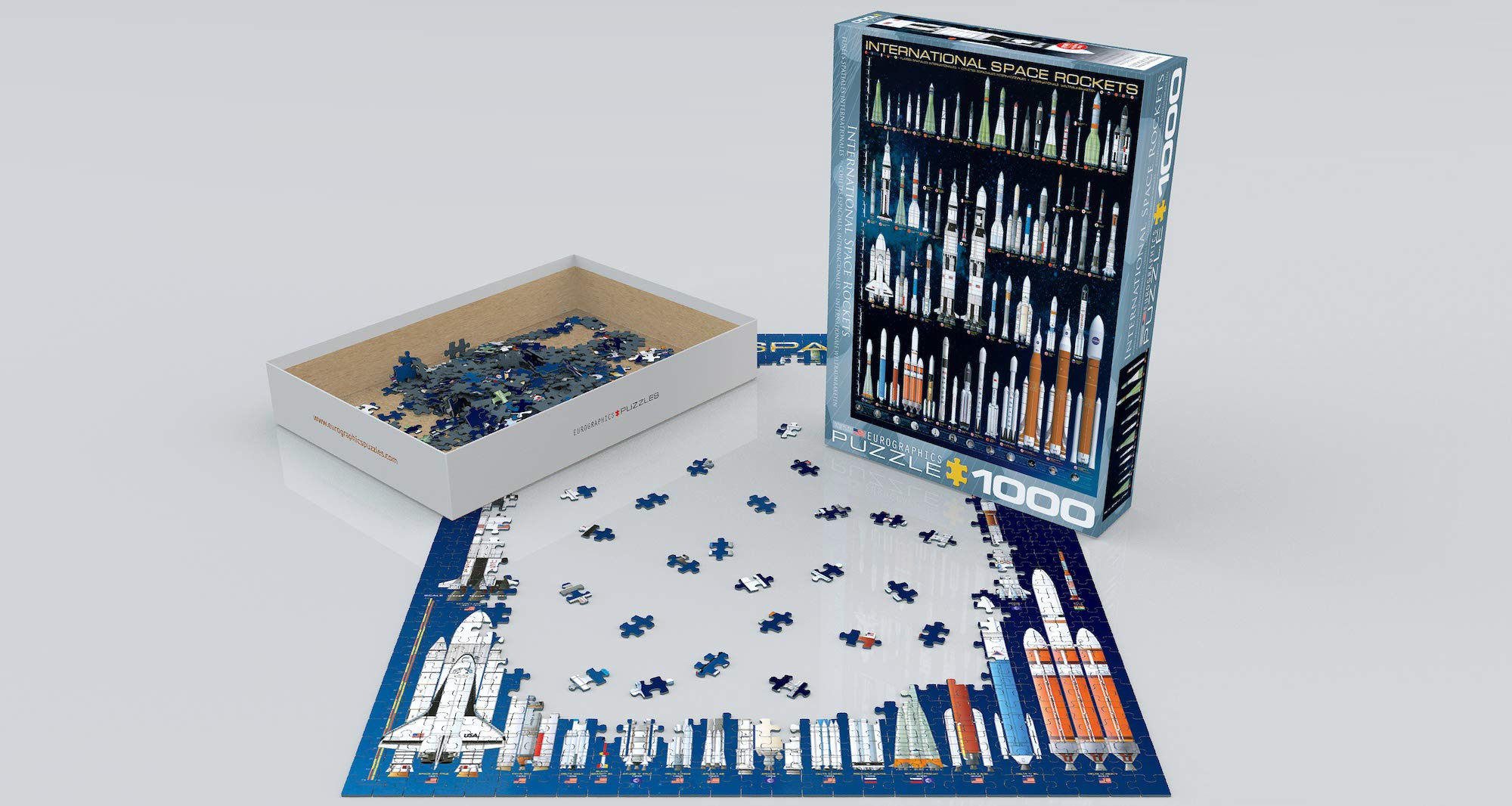 Foto 4 pulgar | Puzzle Eurographics International Space Rockets De 1000 Piezas - Venta Internacional.