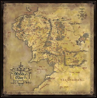 Foto 4 | Puzzle The Noble Collection: Mapa De El Señor De Los Anillos 1000 Unidades - Venta Internacional.