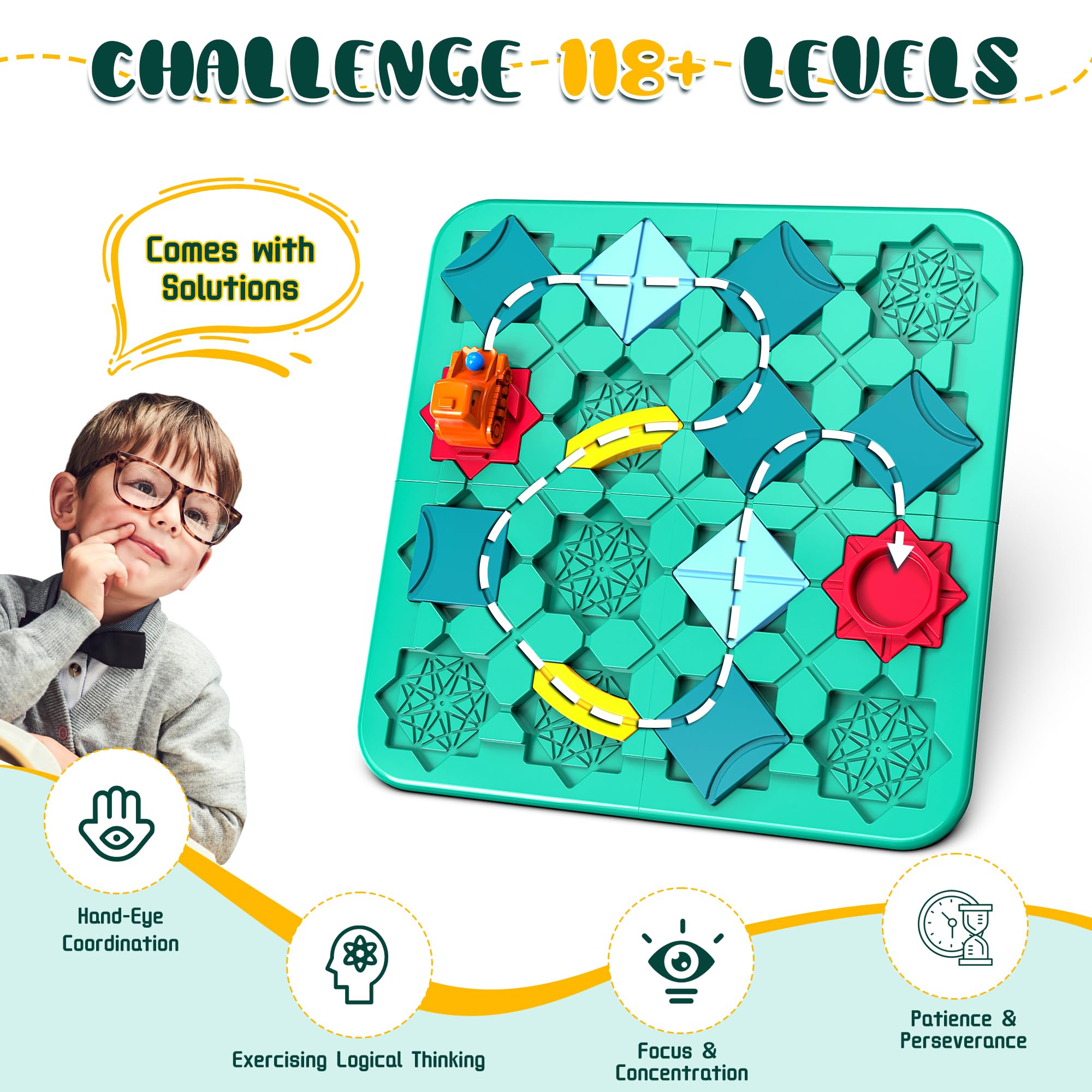 Foto 5 | Juego De Mesa Stem Fygurso Logical Builder Para Niños De 4 A 8 Años - Venta Internacional.