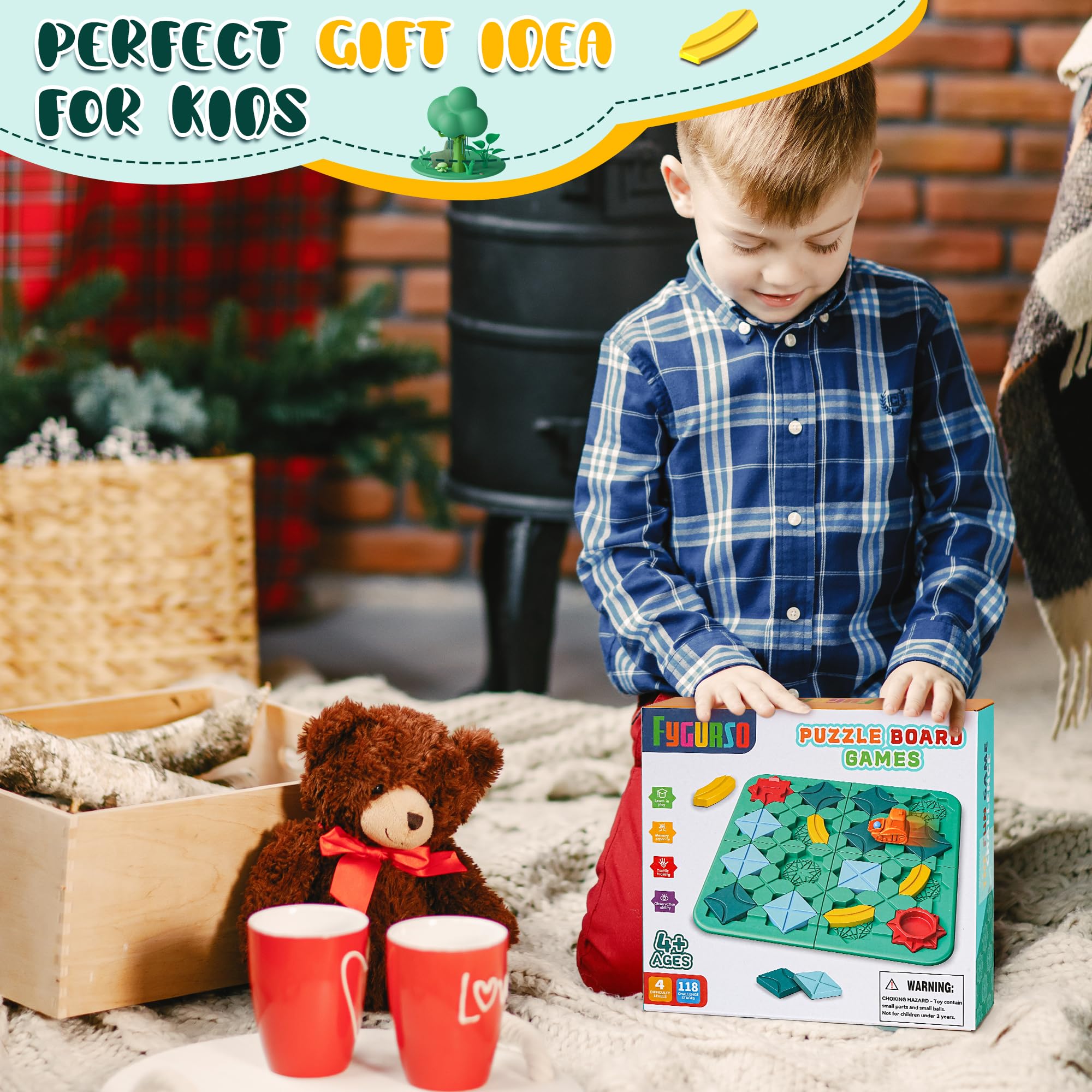 Foto 8 pulgar | Juego De Mesa Stem Fygurso Logical Builder Para Niños De 4 A 8 Años - Venta Internacional.